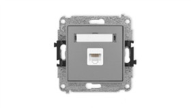 Icon Mechanizm Gniazda Komputerowego Pojedynczego 1Xrj45, Kat. 5E, 8-Stykowy...