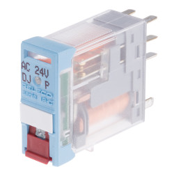 Przekaźnik mocy 24V ac DPDT Releco 1.1W, montaż PCB 290Ω Szybkie łączenie