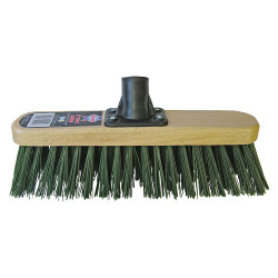 Faithfull FAIBRSTIF12R Stiff Green Broom Head 300mm (12in) Threaded Socket