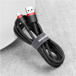 Kabel USB/USB-C 2m 2A czarny CATKLF-C91 BASEUS