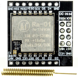 Moduł radiowy RA-01 z anteną na PCB AI-Thinker LoRa SX1278 433MHz 3.3V
