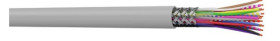 Wieloparowy przewód do transmisji danych liczba żył 4 x 2 0.75 mm² Ekranowany AXINDUS średnica zew 11mm Szary