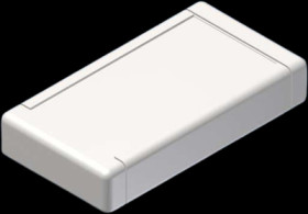 ABS enclosure, (L x W x H) 126 x 67.8 x 24.5 mm, white, TB.7