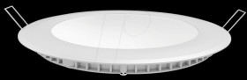 214857 LED panel, 12 W, 1160 lumen, 3000 K, round