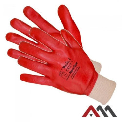 Rękawice Robocze PVC Krótkie 25 cm rozmiar 10