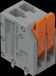 2601-3102 PCB terminal with lever, 1.5 mm², RM 3.5 mm, 2-pole