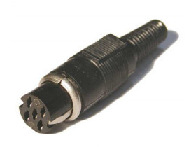 Gniazdo din 5 słuchawkowy na kabel