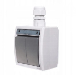 Aquant łącznik świecznikowy hermetyczny natynkowy