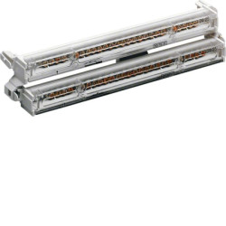 Szyna zaciskowa PE/N 60A 2x25 zacisków 11x16mm2 14x10mm2 KM25A