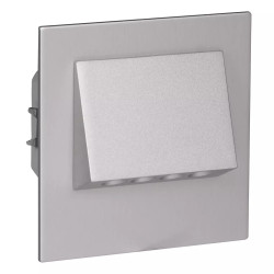 Dekoracyjna oprawa schodowa LED NAVI PT 230V alu biała ciepła 11-221-12