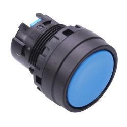 YW1B-M1S Blue 22mm Momentary Push Button Bezel for Non-illuminated IDEC