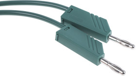 934062104, PVC, 16A, 60V dc, kolor: Zielony, dł. 1m, -15→ +70 °C., Hirschmann Test & Measurement