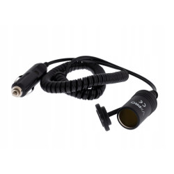 Przedłużacz zapalniczki samoch. Spiralny, 150-250cm