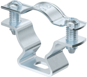 Spacer clamp, max. bundle Ø 25 mm, steel, galvanized, (L x W) 51 x 14 mm, 1362768
