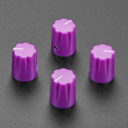 Violet Micro Potentiometer Knob - 4 pack
