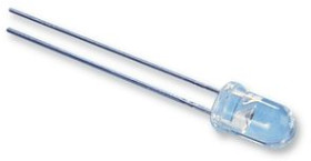 LED, THT, Ø 5 mm, red, 640 nm, 1.2 to 1.7 cd, 30°, L-53SRC-DW