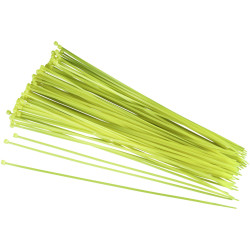 TruComponents 40253 Cable tie 300mm 2.80mm Yel Lum 100 pc(s)