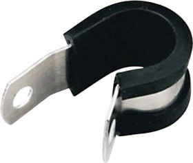 Uchwyt aluminiowy HellermannTyton ALU20C 211-15200 28.60 mm (max) z ochroną chloroprenową 1 szt.