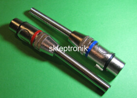 Wtyk mikrof. 3PIN kab. żeńskii XLR z odgiętką