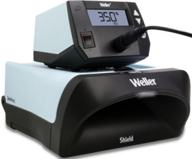 1-Channel soldering station and ZeroSmog Shield kit, WE Series, Weller T0053298391, 85 W, 230 V