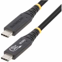 StarTech.com 50C-40G-USB4-CABLE 50cm (1.6ft) USB4 Cable, USB-IF Certified USB-C