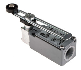 Wyłącznik krańcowy typ Regulowana dźwignia z rolką RS PRO NO/NC Działanie natychmiastowe 10A 400V IP66