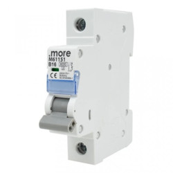 WYŁĄCZNIK NADPRĄDOWY 6kA 1P B16A