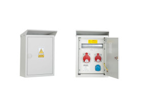 Rozdzielnica budowlana RB 12M gniazda 1x32A/5 1x16A/5 1x230V IP30 RB-1 181401 VERTOM