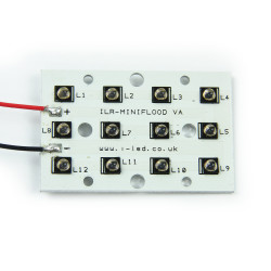 Dioda IR SMD 2-pinowa, λ 810nm, 25 x 25 x 4mm, OSLON Black 12 MiniFlood IR, ILS