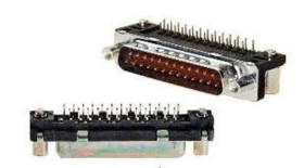 Złącze D-Sub 15-pinowe Żeński Proste Montaż na kablu raster 2.74mm Złoto na niklu