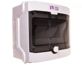 Rozdzielnica modułowa PV 1x8 natynkowa /transparentna/ UV 1500V DC IP65 ECH-8G DIDO 001101061