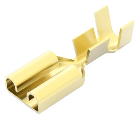 Konektor płaski Żeński 6.35 x 0.81mm długość 0.8cal Izolacja: Nieizolowane