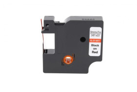 Taśma D1 40917 do drukarki DYMO 9mm 7m czerwona taśma czarny nadruk