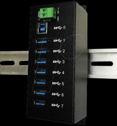 EX-1187HMVS USB 3.0 hub with 7 outputs (for industrial use)