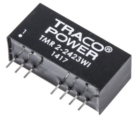 Przetwornica DC-DC, 2W, Uwe 9 → 36 V DC, Uwy ±15V dc, Iwy ±65mA, TRACOPOWER