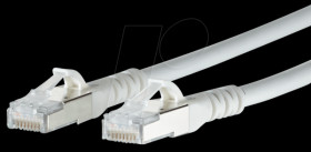 130845A588-E Patch cord RJ45 Cat.6A AWG26 S/FTP LSHF 15.0 m white