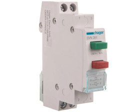 Przełącznik przyciskowy modułowy z lampką zielono-czerwoną 16A 1Z 1R SVN391