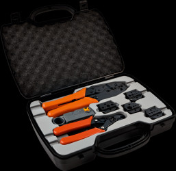 HT-330K Pliers set in case for BNC crimping connector