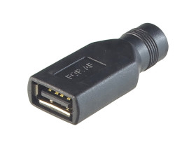 Adapter gniazdo DC 2.1/5.5 na gniazdo USB typ A