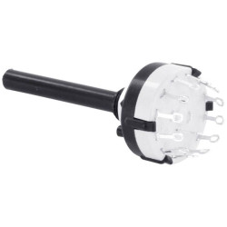 TruComponents 783114 Rotary Switch,4 pos, 0.35A, 4x30&#xB0; steps