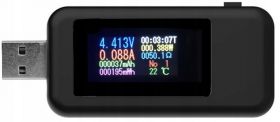 MIERNIK TESTER USB WOLTOMIERZ 4-20V AMPEROMIERZ 5A
