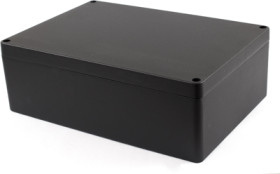 Aluminum die cast enclosure, (L x W x H) 330 x 230 x 113 mm, black (RAL 9005), IP66, 1590Z235BK