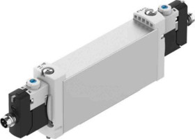 Zawór elektromagnetyczny Festo 5/3 zamknięte Jednostki metryczne Elektryczny 10 bar 5 portowy VUVG 24V