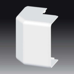 Pokrywa narożna zewnętrzna bezhalogenowa dla kanałów EKD 80X40HF biała 8506HF_HB