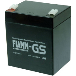 Fiamm FG20451 VRLA Battery 12V 4.5Ah AGM Maintenance-Free Low Discharge