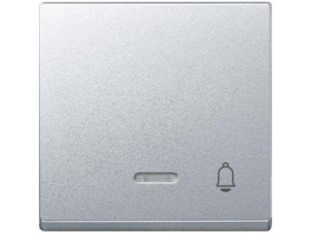 MERTEN SYSTEM M Klawisz z lampką sygnalizacyjną i oznaczeniem „dzwonek” aluminium MTN430860 SCHNEIDER ELECTRIC