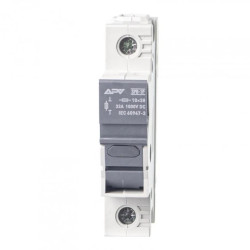 Podstawa bezpiecznikowa 1P 32A DC 10x38 1000V APV-SPB-1P