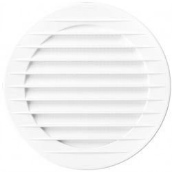 Kratka wentylacyjna okrągła z siatką fi:80mm biała airRoxy 02-215