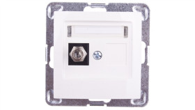 Impresja Gniazdo Antenowe Pojedyncze Typu F Ecru Gpa-1Yf/M/27