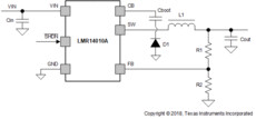 SIMPLE SWITCHER® 4-V to 40-V, 1-A step-down converter With high efficiency eco-mode | DDC | 6 | -40 to 125